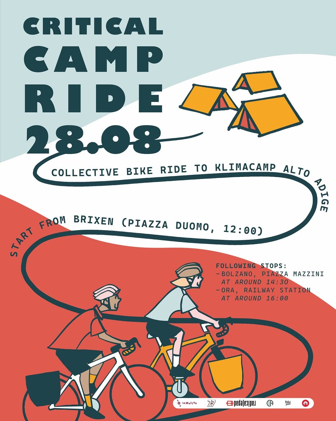 Instagram post about the Critical Camp Ride